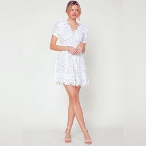 Skies are Blue lace dress v neck size S NWT